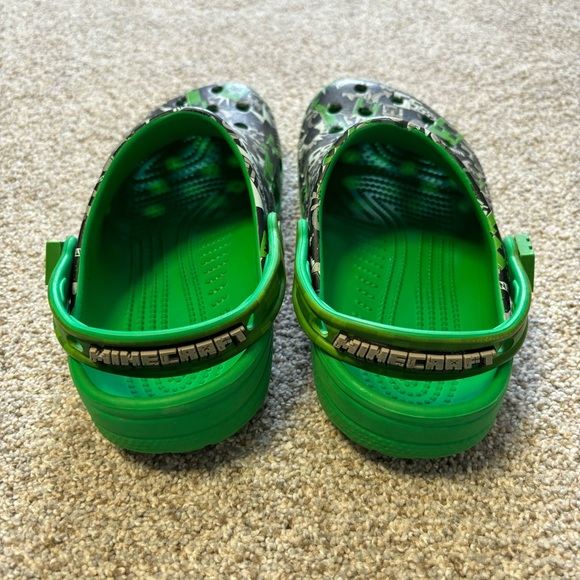 Minecraft green crocs size 3 - Picture 4 of 5